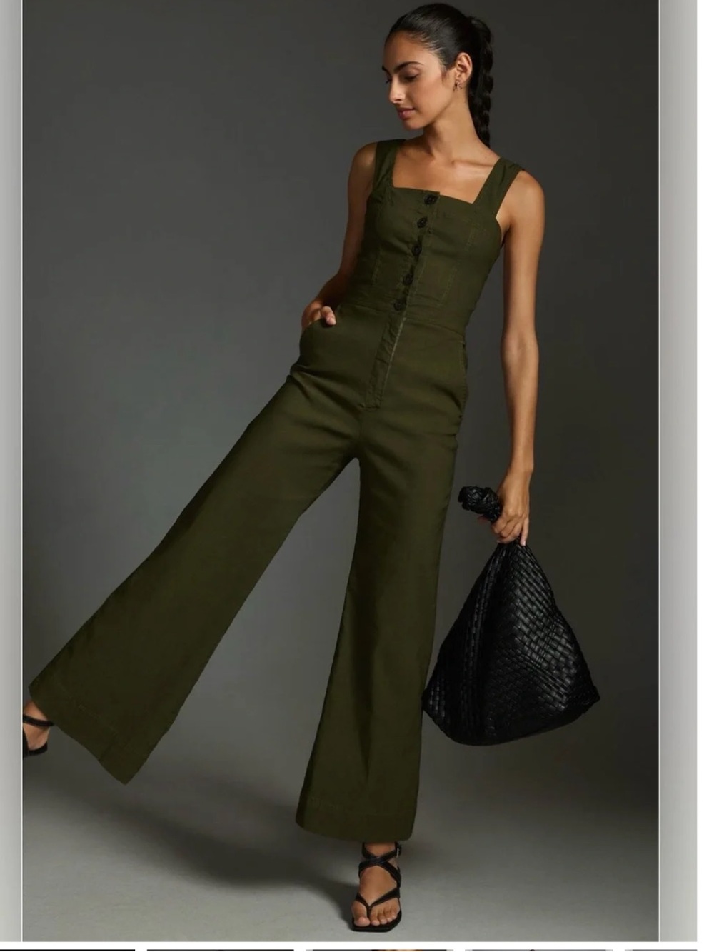 Anthropologie Maeve Colette Portside Wide Leg Jumpsuit